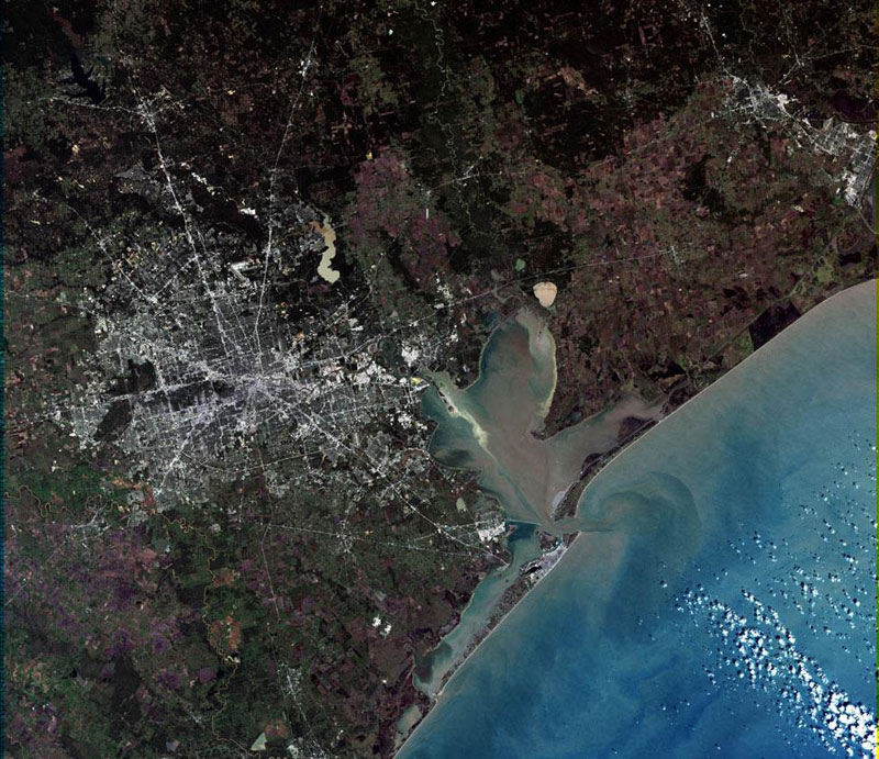 houston landsat satellite imagae 15 Surreal Satellite Images of Earth