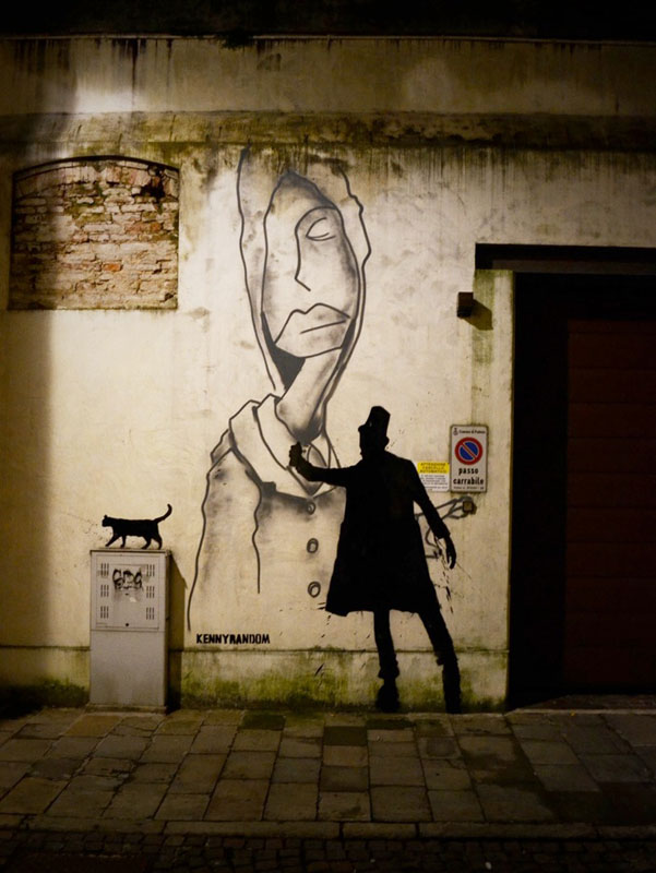 kenny random street art silhouette man (7)
