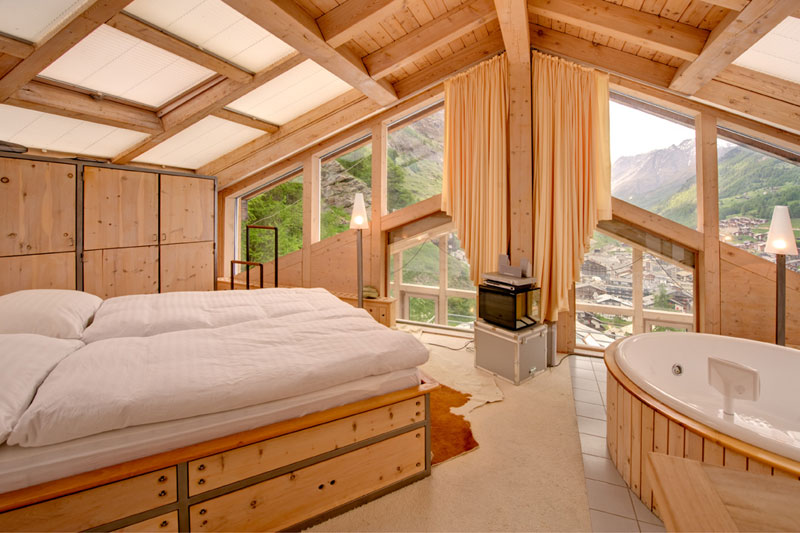 penthouse chalet in zermatt switzerland by heinz julen (2)