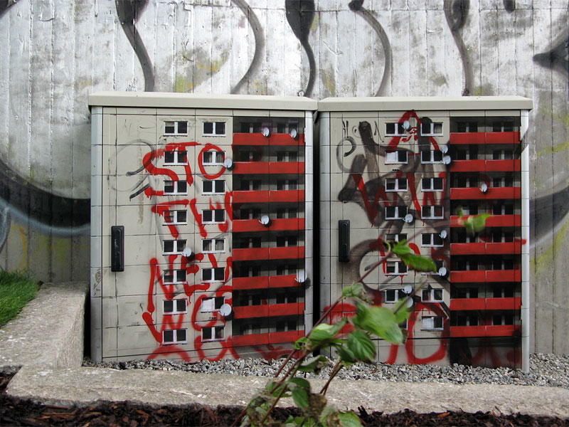street art apartment building stencils by evol (2)