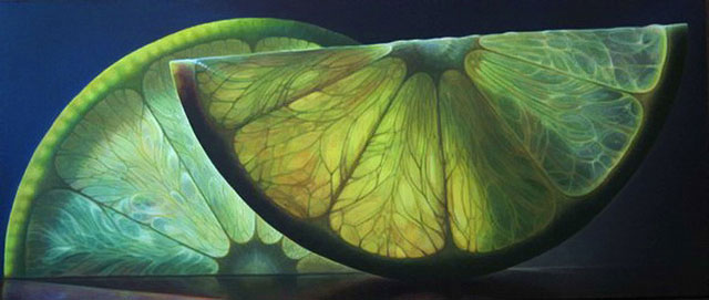 translucent oil paintings of fruit by Dennis Wojtkiewicz (1)