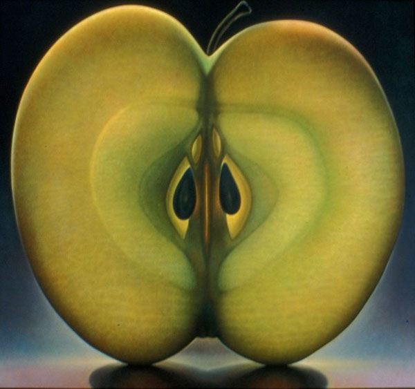 translucent oil paintings of fruit by Dennis Wojtkiewicz (2)