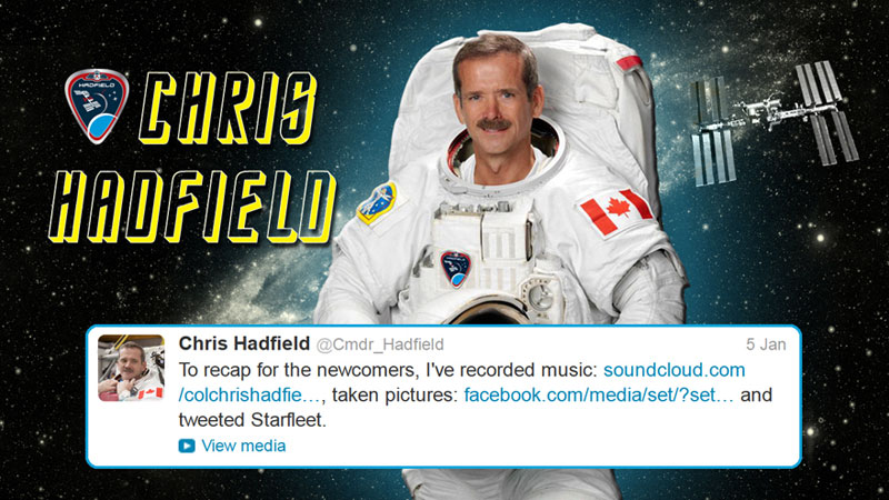 canadian astronaut chris hadfield tweets with star trek crew from space (16)