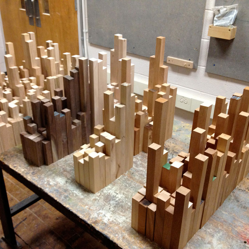 cityscape sculpture carved from wood james mcnabb (3)