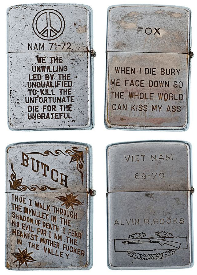soldiers engraved zippo lighters from the vietnam war (20)