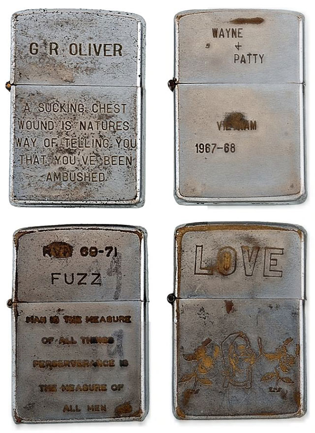 soldiers engraved zippo lighters from the vietnam war (5)