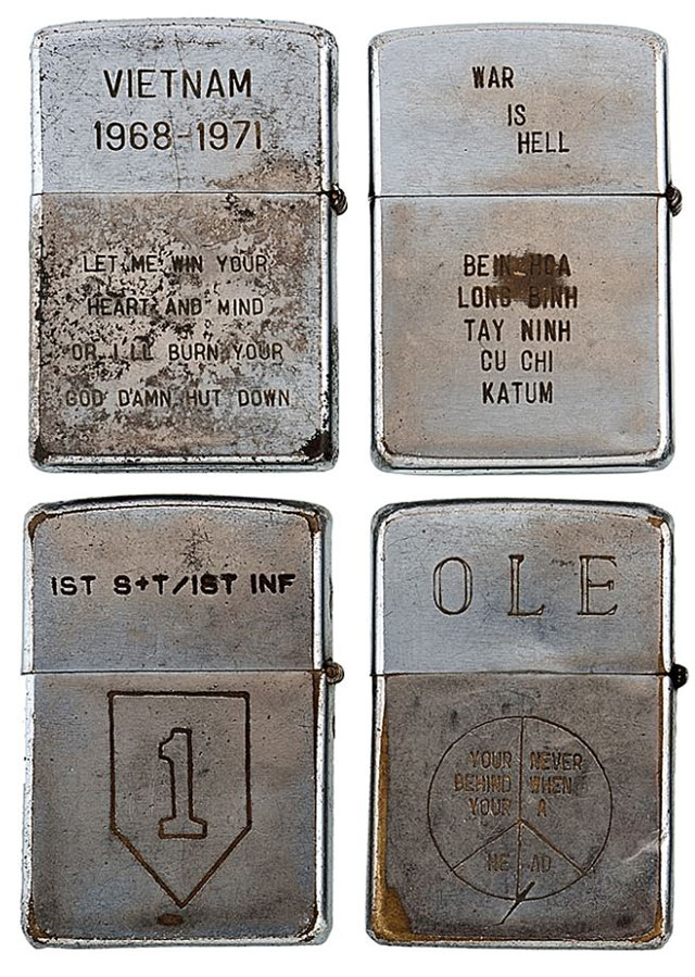 soldiers engraved zippo lighters from the vietnam war (8)