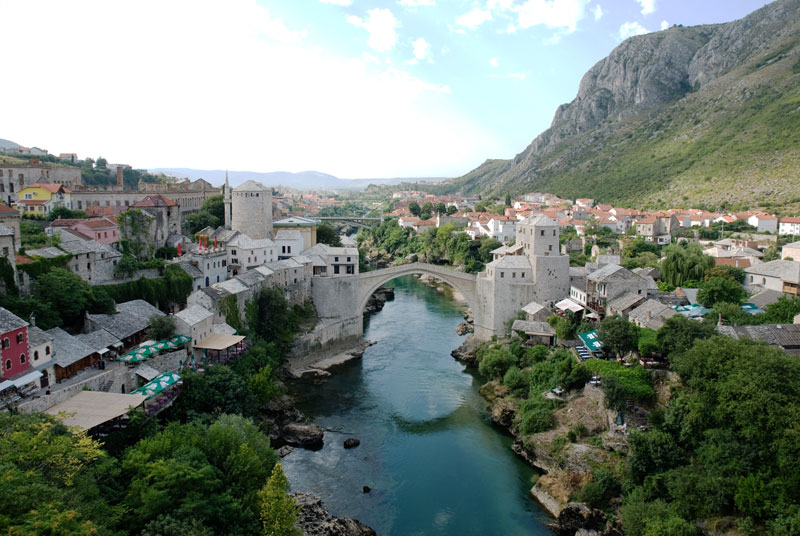 stari most old bridge mostar bosnia and herzegovina Picture of the Day: Stari Most and the City of Mostar