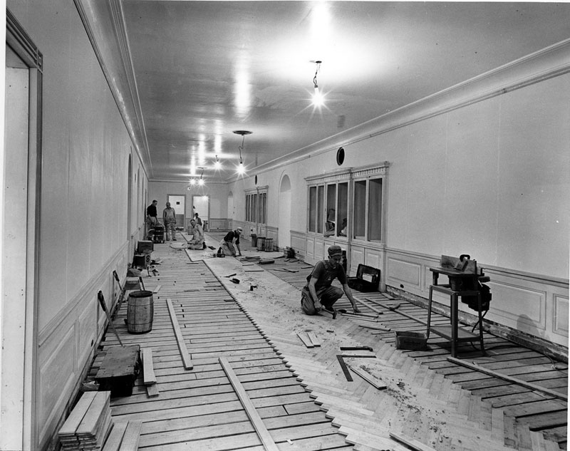 white house gutted truman restoration 1949 - 1951 (19)