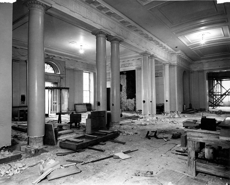 white house gutted truman restoration 1949 - 1951 (2)