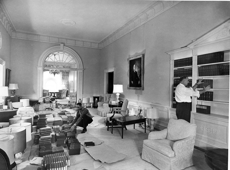 white house gutted truman restoration 1949 - 1951 (22)