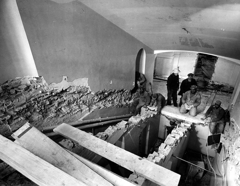white house gutted truman restoration 1949 - 1951 (9)