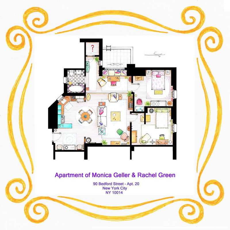 apartment_floor plan-of_monica_and_rachel_from_friends_by_Inaki Aliste Lizarralde-nikneuk
