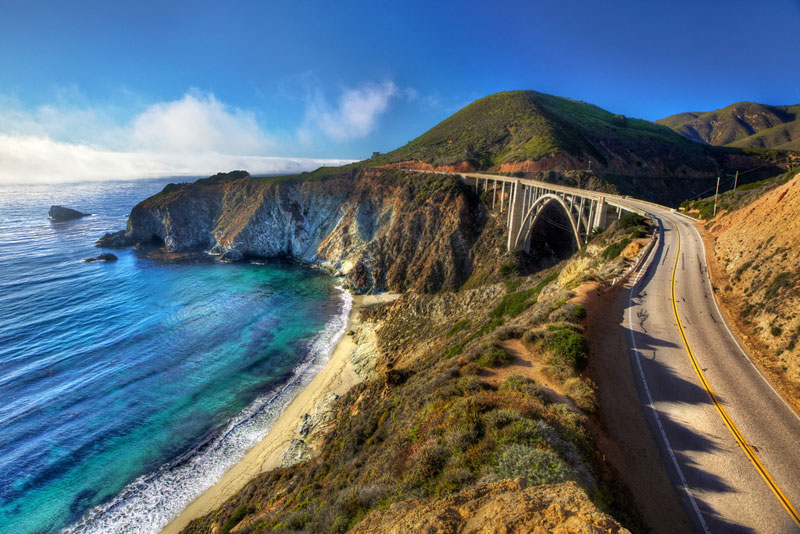 bixby bridge highway 1 big sur california Photographer Captures Roads Less Traveled Around the World