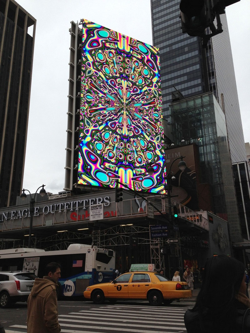 calibrating a digital billboard Picture of the Day: Calibrating a Digital Billboard