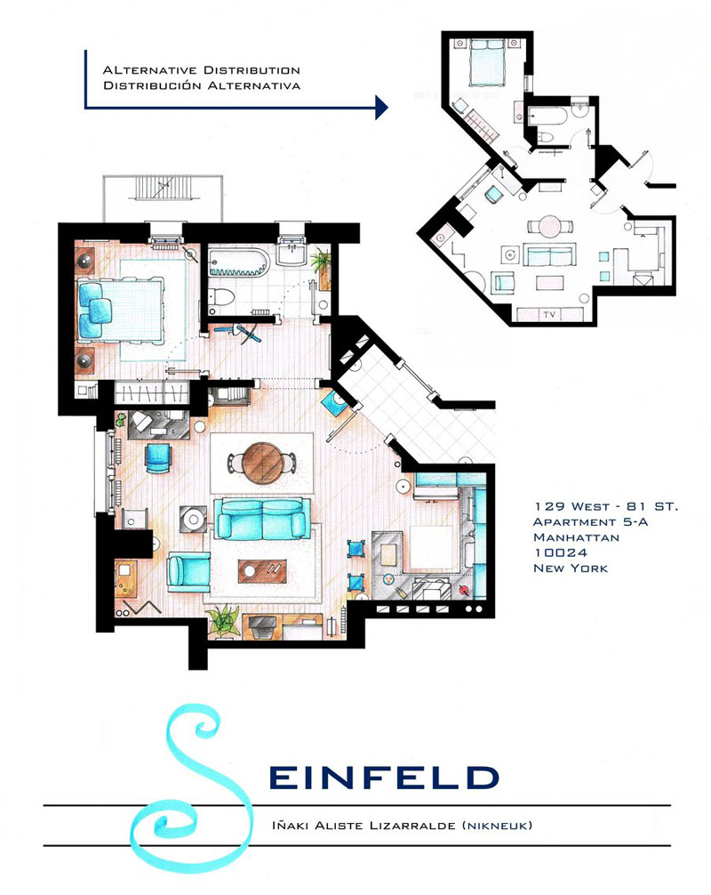 jerry_seinfeld_apartment_floor plan_by_Inaki Aliste Lizarralde-nikneuk