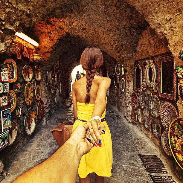 photographer follows girlfriend around the world holding hand photo series 15 21 Roads You Have to Drive in Your Lifetime