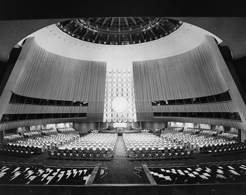 United-Nations-General-Assembly,-International-Team-of-Architects-Led-by-Wallace-K