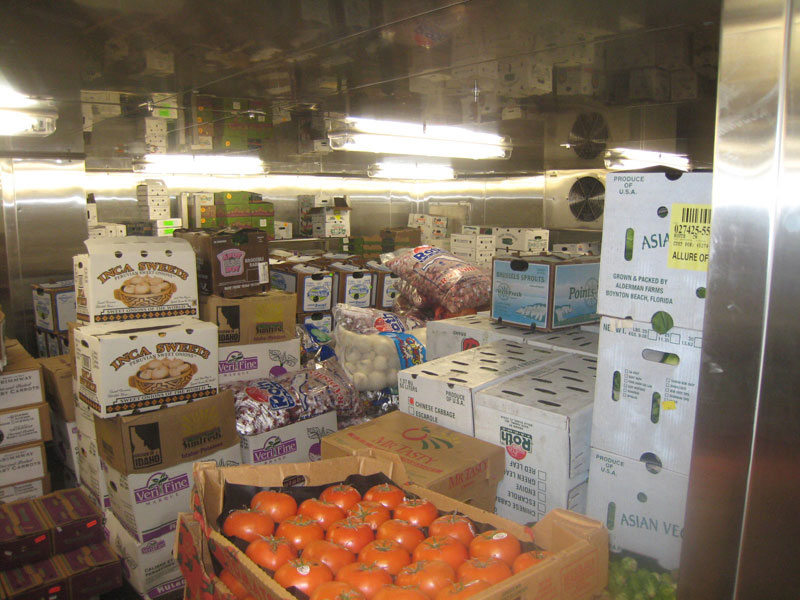 Allure of the seas food storage rooms (2)