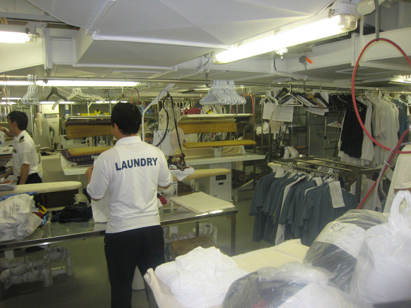 Allure of the seas laundry area (4)