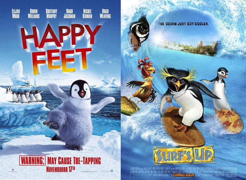 Happy-Feet-(2006)-and-Surfs-Up-(2007)