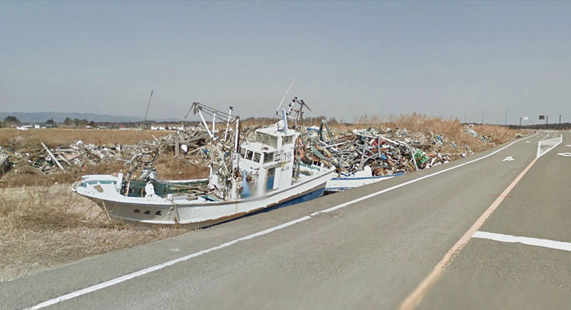 japan after 2011 earthquake and fukukshima google maps street view 8 Haunting Google Street Views of the Great East Japan Earthquake