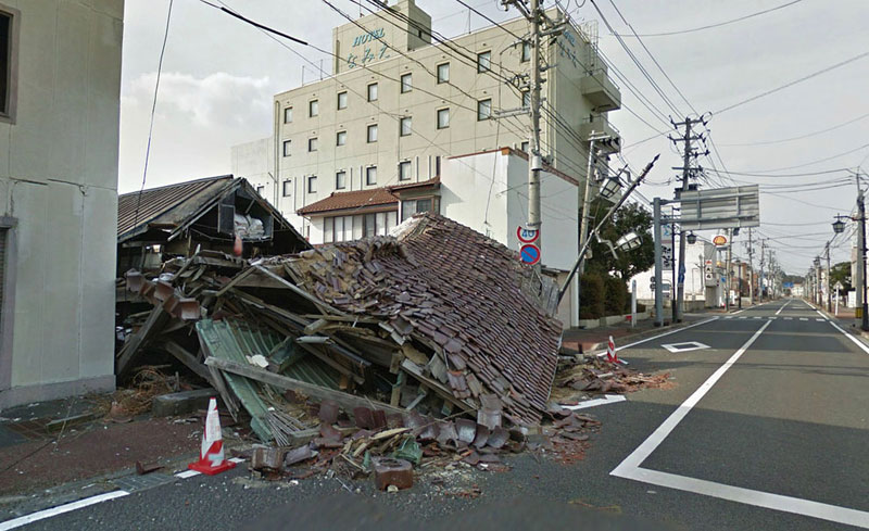 japan after 2011 earthquake and fukukshima google maps street view 9 Haunting Google Street Views of the Great East Japan Earthquake