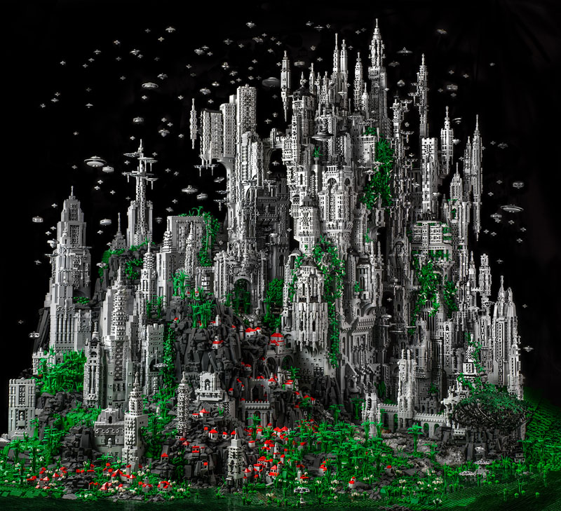 odan contact 1 200 000 piece lego fantasy lego world mike doyle 2 Minas Tirith Made From 420,000 Matchsticks