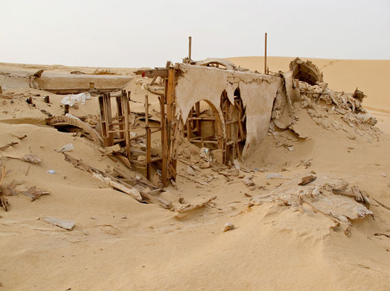 abandoned star wars tatooine movie set tunisia desert lars homestead  (4)