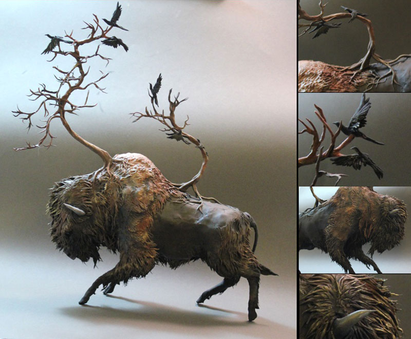 fantasy creature sculptures by ellen jewett (2)