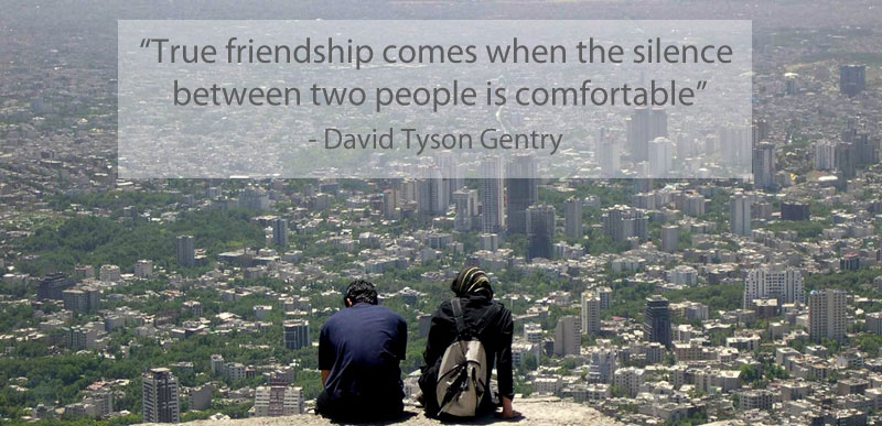 friendship comfortable silence quote 15 Famous Quotes on Friendship