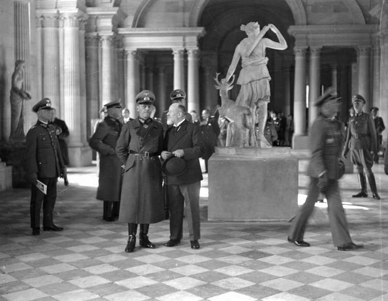 germans nazis Gerd von Rundstedt at the louvre