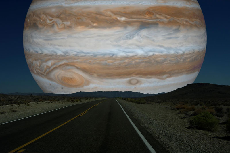 if jupiter was as close to earth as the moon What if Other Planets Were as Close to Earth as the Moon?