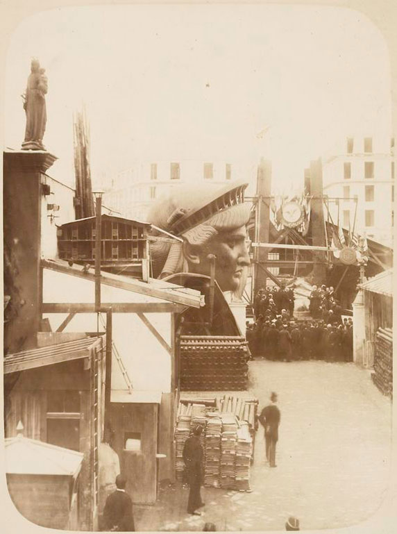 rare photos statue of liberty under construction 1883 (7)