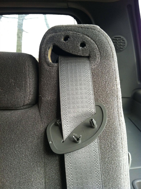 seatbelt derp face 50 Faces in Everyday Objects