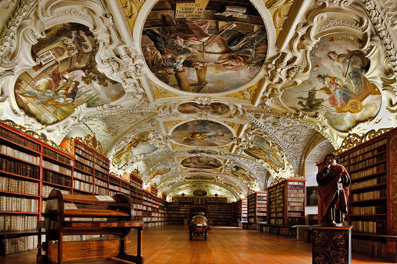 strahov monastery theological hall prague czech republic Picture of the Day: Strahov Monasterys Theological Hall