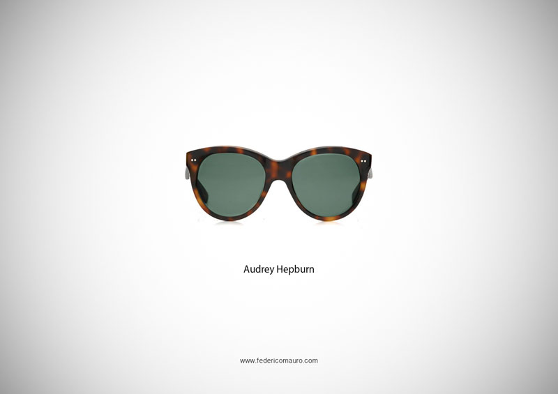 audrey hepburn glasses 15 Famous Eyeglasses