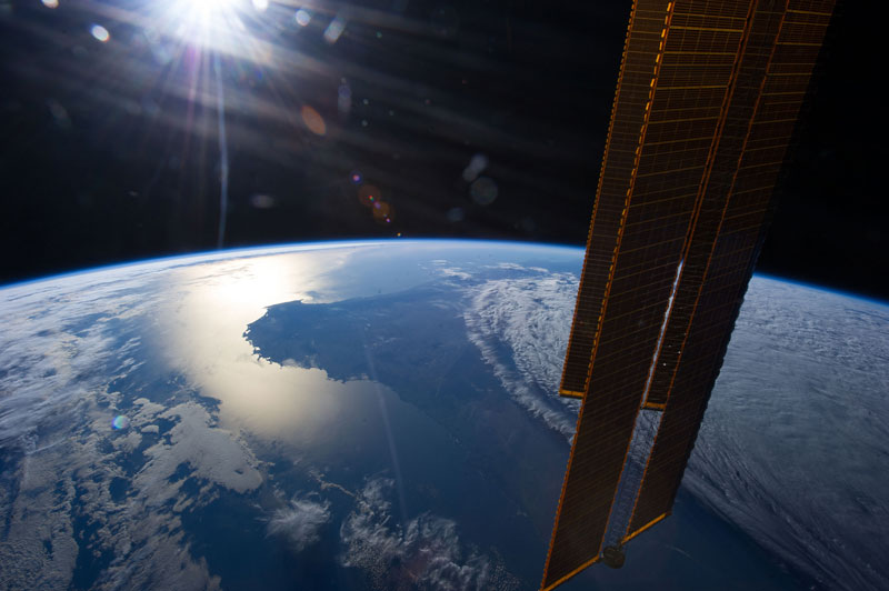 australian sunset from iss space Picture of the Day: Australian Sunset from Space
