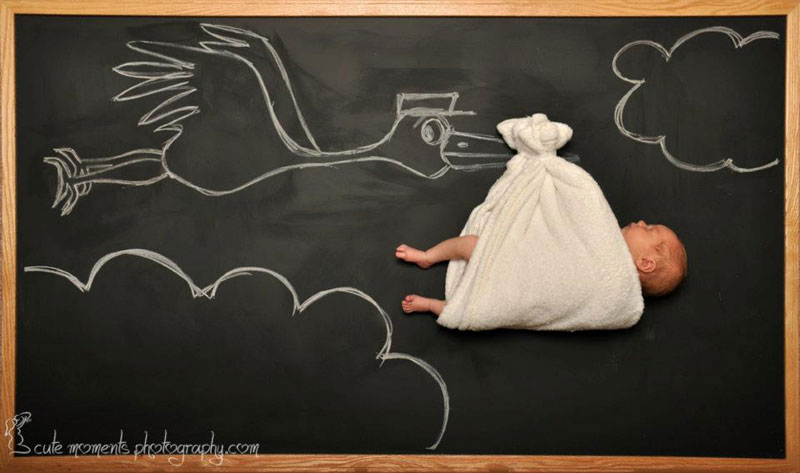 chalkboard advenutres of a newborn baby (1)