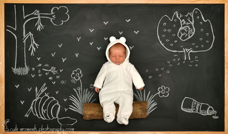 chalkboard advenutres of a newborn baby (3)