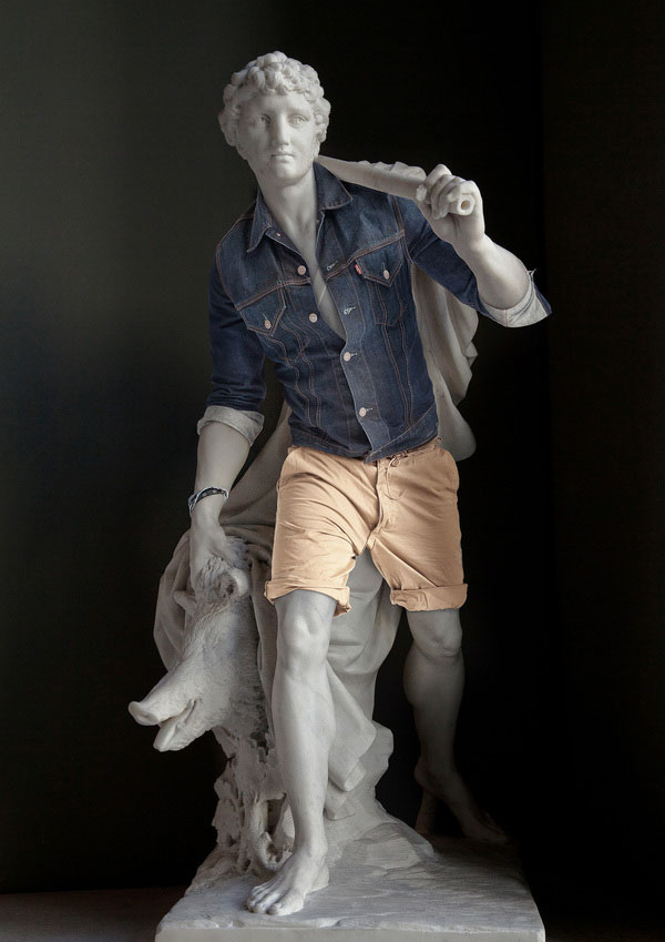 classic statues in modern clothes leo caillard alexis persani (5)