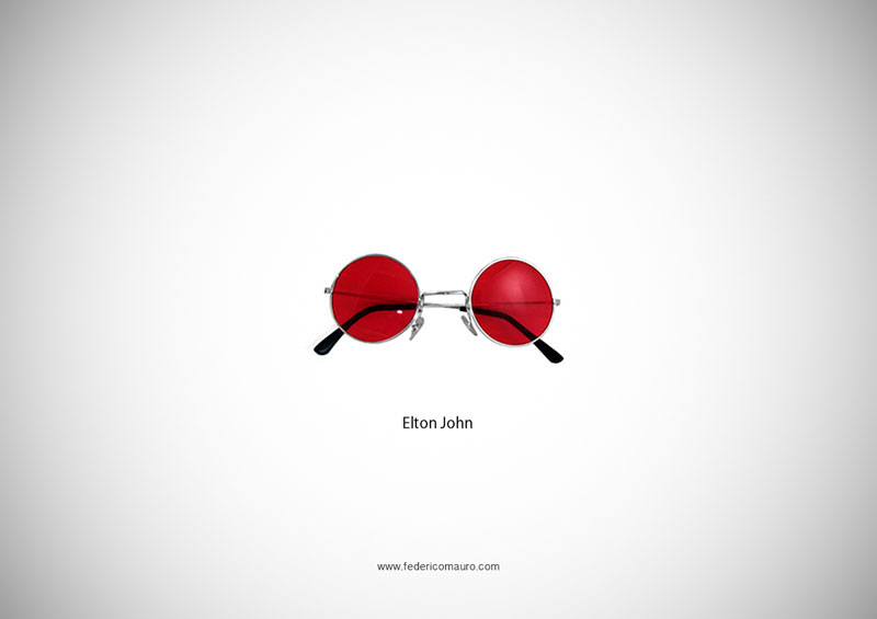 elton john glasses 15 Famous Eyeglasses