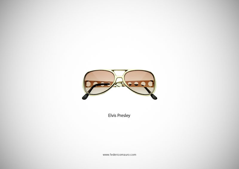 elvis presley glasses 15 Famous Eyeglasses