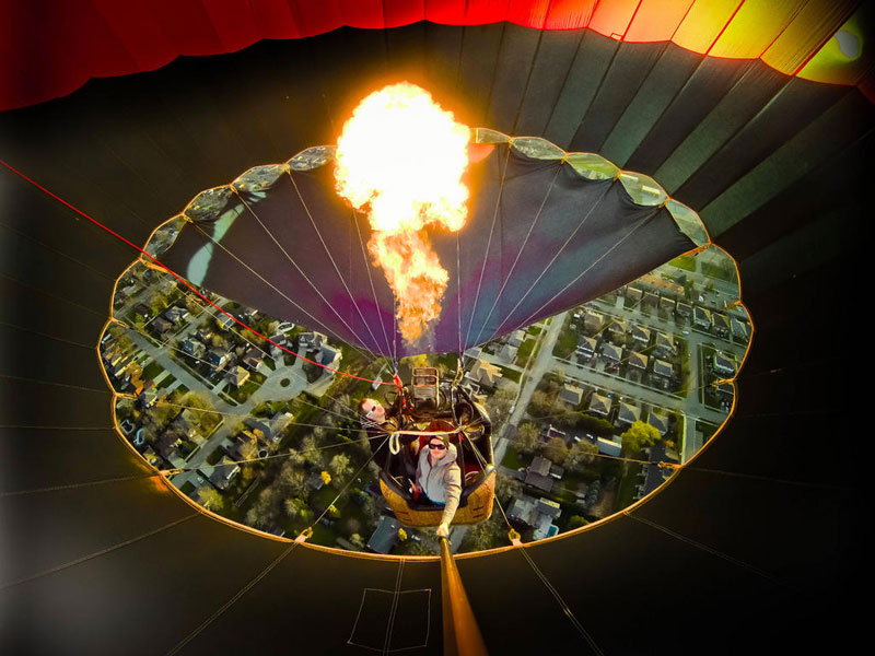 inside a hot air balloon go pro mark freeman cloud chasers Picture of the Day: Inside a Hot Air Balloon