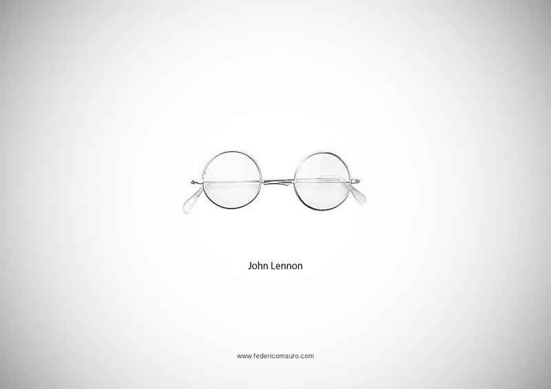john lennon glasses 15 Famous Eyeglasses