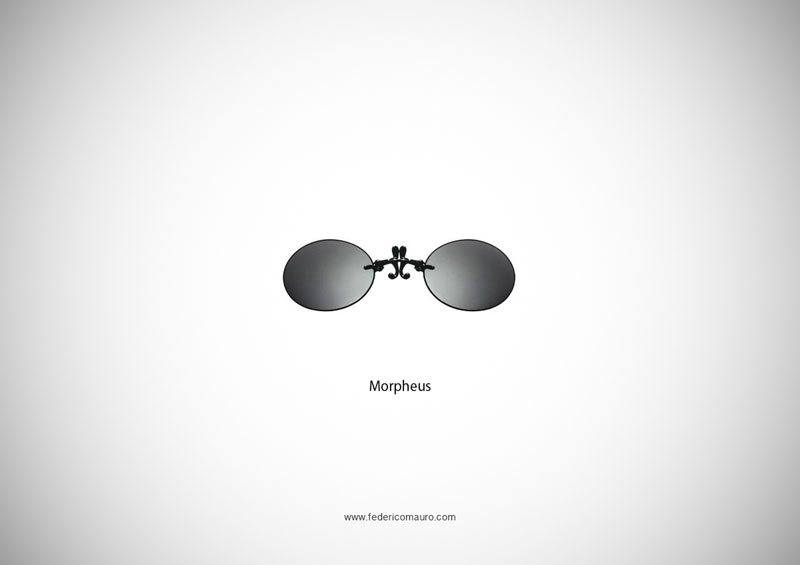 morpheus glasses 15 Famous Eyeglasses
