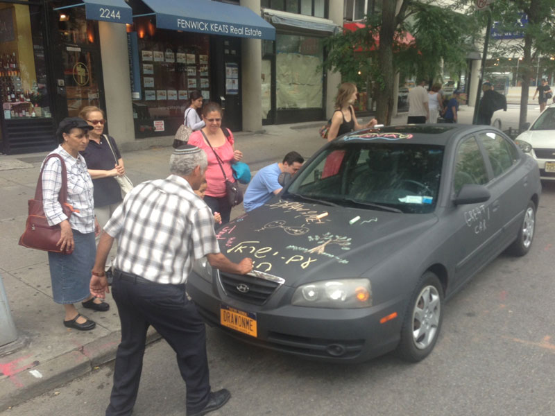 chalkboard art car philip romano new york (8)