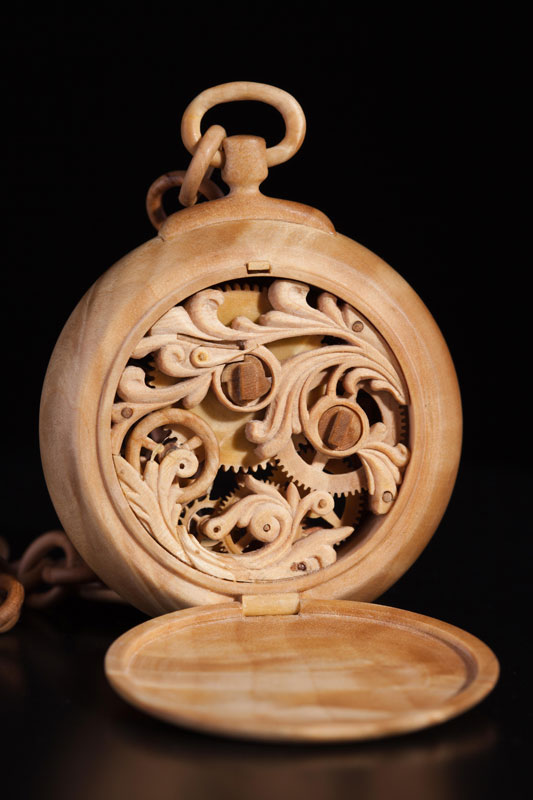 functional watches made out of wood by Valerii Danevych (10)
