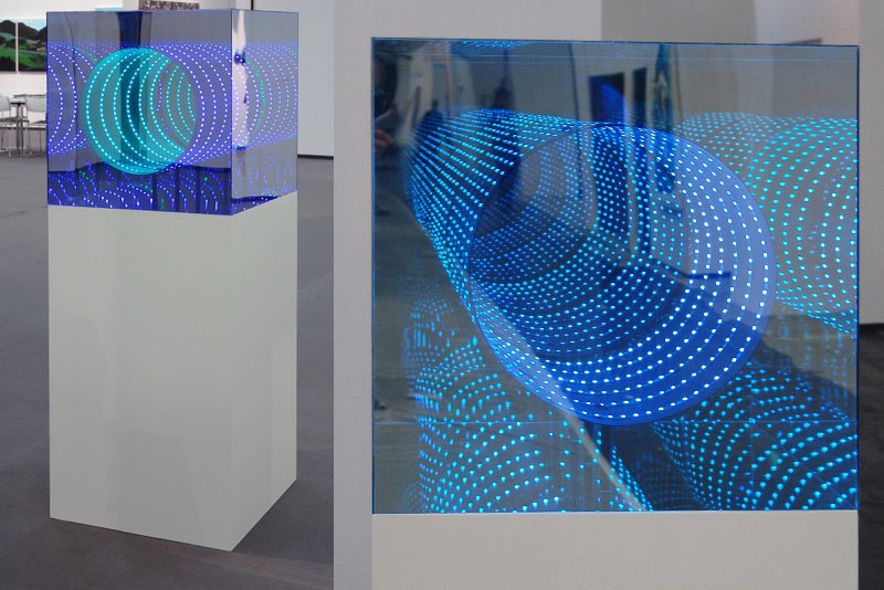infinite LED artworks plexiglass mirrors hans kotter (2)