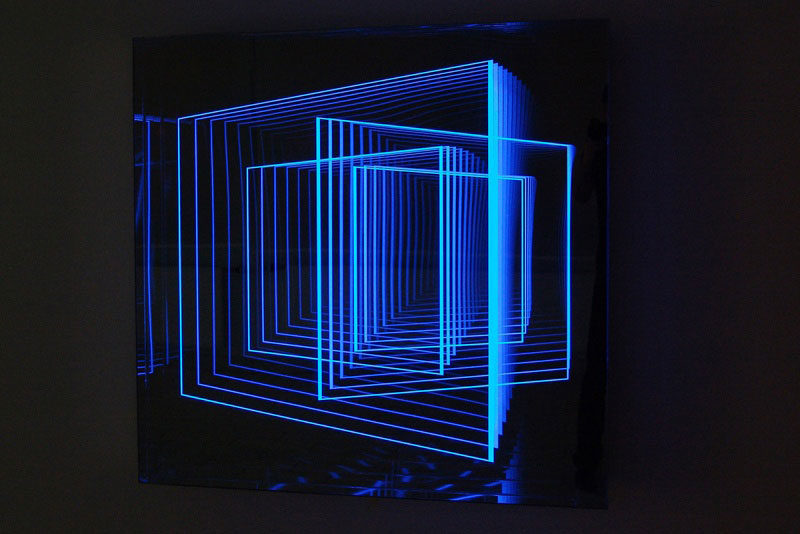 infinite LED artworks plexiglass mirrors hans kotter (9)